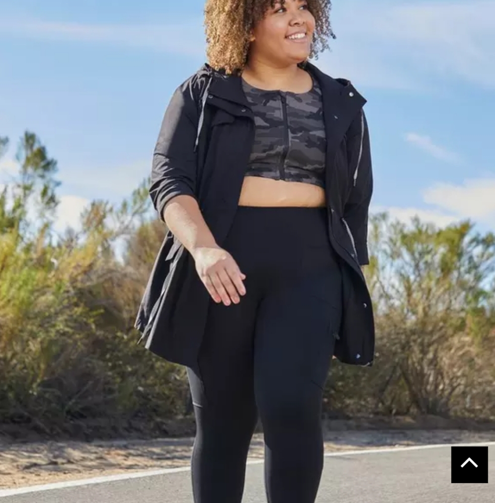 Happy Camper rain Jacket windbreaker Torrid